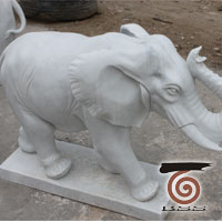 大理石动物雕刻